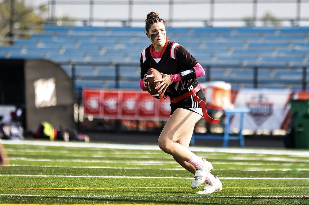 Nalei Ka'apana-Suzui, Hilo High School girls flag football quarterback and Class of 2028 recruiting prospect